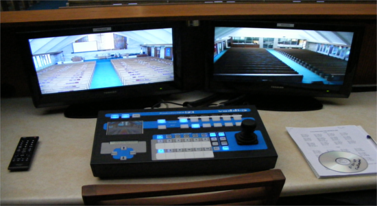 Church Video Cameras /w Control Center<br> Stylus Technologies, Bluffton, Indiana