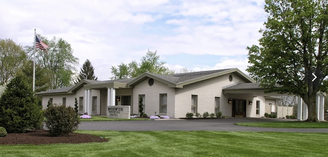 Goodwin Memorial Chapel exterior — a funeral home served by Stylus Technologies